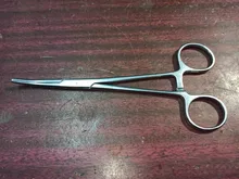 De acero inoxidable pinza hemostática pinzas quirúrgicas quirúrgico kit de herramienta de fórceps hemostáticos alicates recto/codo consejos