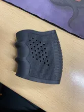Funda protectora de goma antideslizante para pistola táctica, funda de agarre para Glock, accesorios de pistola negra