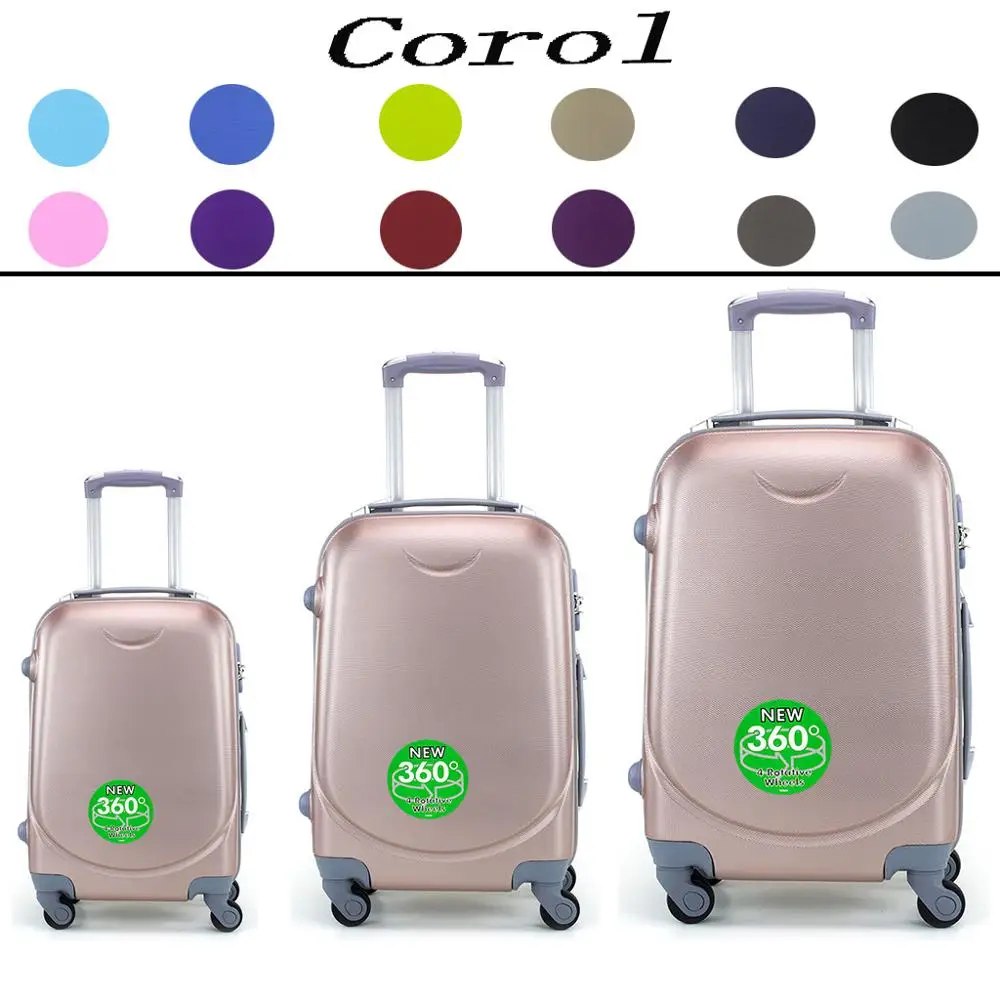 Maleta de Viaje Equipaje de Mano Trolley 4 giratorias 360 Grados Vueling|Maletas rígidas| - AliExpress
