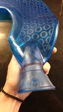 Calentador de cuello tipo U, bolsa de agua caliente, PVC, transparente, calmante, calmante, caliente, botella de agua caliente