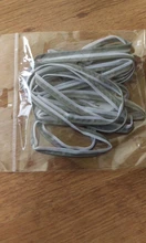 Tira reflectante plateado brillante EN471, bolsa de ropa, cuerda reflectante de advertencia