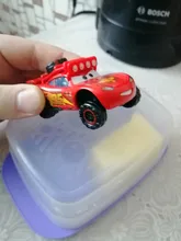 Disney Pixar-Coche de juguete de Cars 3 para niños, vehículo de aleación fundido a presión, Rayo McQueen, Jackson Storm Ramirez 1:55, n. ° 95