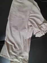 Camisa Blusa informal de Manga mariposa para mujer, camisa de manga corta con volantes sólidos, jerséis con cuello redondo, Blusa de calle