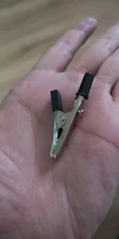 Cable Charging-Clamp Crocodile-Clip Clamp-Length Plastic-Handle Lead-Test Metal Insulated