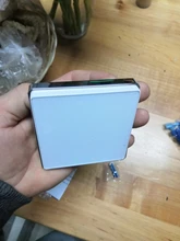 Delviz-Interruptor de cristal para panel grande, dispositivo eléctrico empotrado de lujo con 1 entrada y 2 vías de 16A, luz estándar estilo europeo/británico para montaje de pared