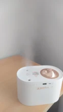 JISULIFE-humidificador de aire inalámbrico, difusor humidificador portátil de 3600mAh, Nawilzacz Powietrza