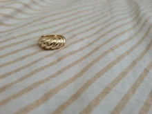 Anillos irregulares de croissant para mujer, Anillos geométricos circulares gruesas con texturas minimalistas, joyería 2021