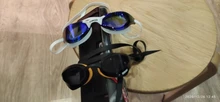 COPOZZ profesional impermeable chapado claro doble Anti-niebla gafas de natación Anti-UV de las mujeres de los hombres gafas de natación gafas con el caso