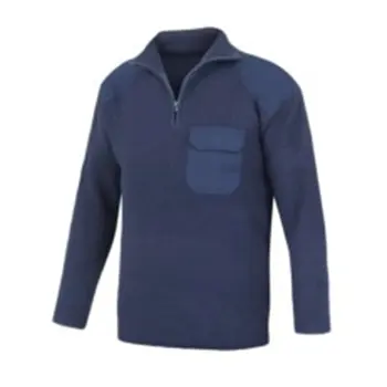 

WORK JERSEY POCKET XXL ACRYLIC NAVY BLUE ZIPPER L4000 V