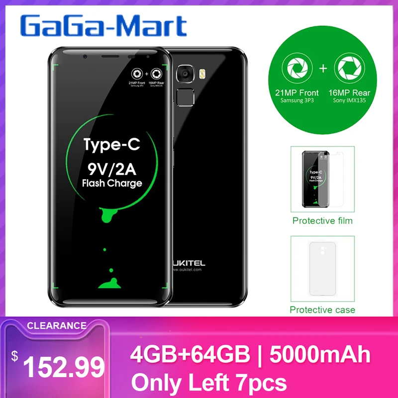 OUKITEL K5000 смартфон на Android 5 7 восемь ядер экран 0 дюйма 4 Гб + 64 ГБ|Смартфоны| |