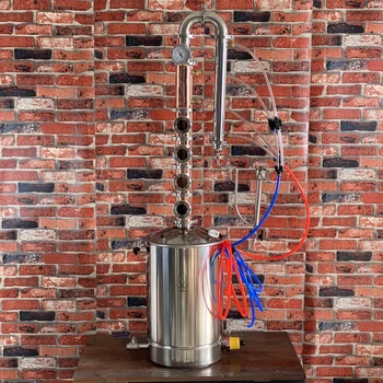 

Moonshine still 55L boiler and 3" Copper Column for distillation, Copper bubble plates, Moonshine