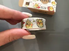 Cinta adhesiva decorativa con gatos y animales adorables, cinta adhesiva, decoración Diy, pegatina para álbum de recortes, artículos de papelería con etiquetas