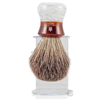 

Brocha Vie-long 16590 razor hair badger black handle Crystal