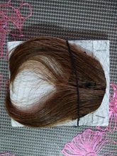 MERISI-flequillo postizo de pelo sintético, 4 colores, extensiones de cabello