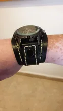 Jessingshow-Reloj de pulsera de cuarzo para hombre, cronógrafo de lujo, estilo Punk, de cristal azul, a la moda