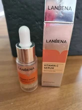 LANBENA-suero Facial blanqueador con vitamina C, esencia para la piel que aclara las manchas, elimina manchas oscuras y pecas
