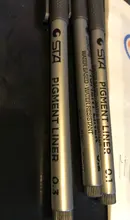 STA-boceto de arte a prueba de agua, rotulador de arte, pigmento delineador a base de agua para dibujar, escribir a mano, escuela, oficina, papelería