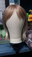 Synthetic-Wig Wavy Hair Side-Bangs Heat-Resistant Cosplay Golden-Blonde Layered Natural