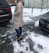 Down-Jacket Coat Yellow Winter Women Outerwear Snow FTLZZ Warm Blue Long 90%White-Duck-Down