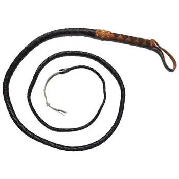 

DENIX leather whip handmade leather, braided leather 300cm