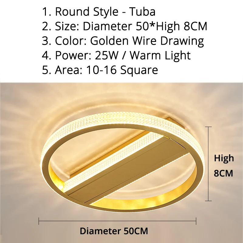 round 50cm gold Современная хрустальная золотистая светодиодная люстра, освещение для гостиной, спальни, кофейная железная лампа, Светильники для дома в помещении, AC85-260V, светильник - Цвет абажура: round 50cm gold