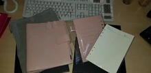 Moterm-Agenda de anillos de lujo con carpeta de anillos plateados, organizador de Agenda, diario, Bloc de notas, cuaderno de bocetos, A5, 30 MM, nueva serie