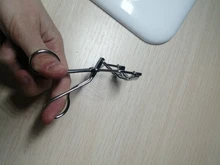 Rizador de pestañas de acero inoxidable, 1 unidad, rizado blanco y plateado, maquillaje cosmético, rizador de pestañas, instrumento para pestañas