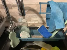 Escurridor de almacenamiento extensible para el hogar, escurridor de fregadero telescópico de ajuste para Cocina