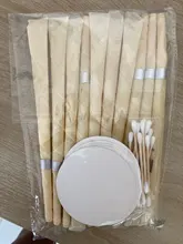 Velas de oídos para la eliminación de cera de los oídos, vela cónica de relajación Natural, propóleos, fragancia de terapia de Indiana, 10 Uds.