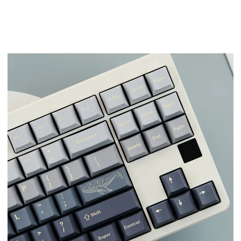 Keycap Teclado Mecânico Perfil Cereja Pbt Sublimação Dye Interruptor mx com 1.75u Shift 2u 129 Chaves - Imagem 5