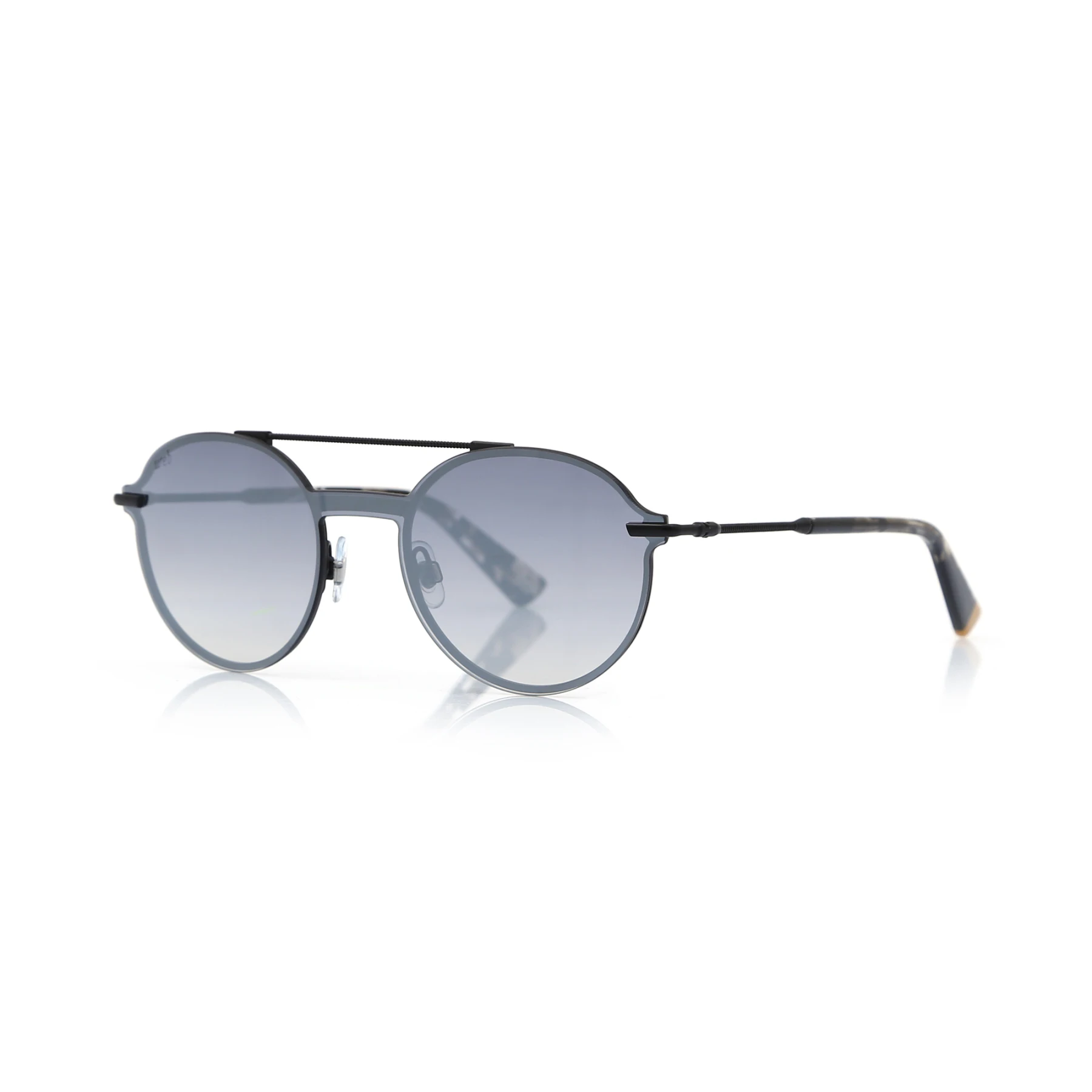 

Unisex sunglasses w 0194 02c metal black polycarbonate oval aval 54-16-140 web