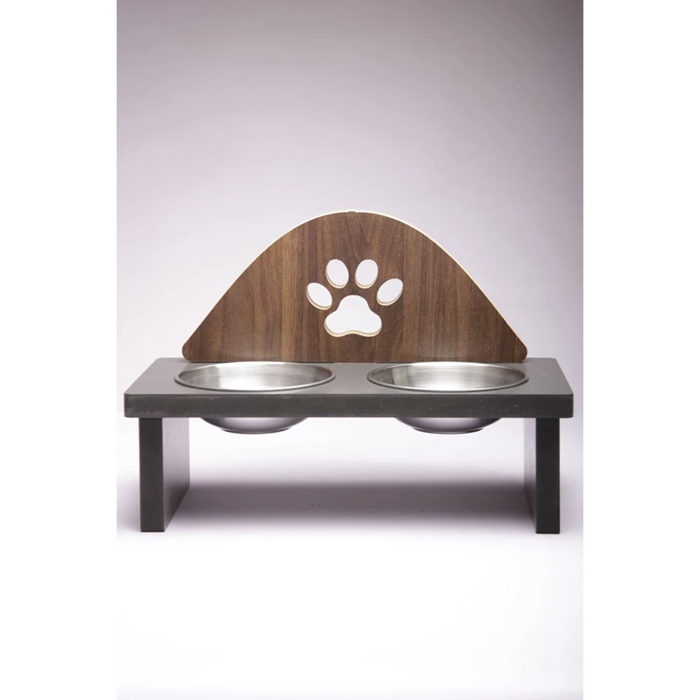 

Cat Dog Portable Wooden Feeding Food and Water Container Practical Pet Travel Puppy Animal Products Veterinary Supplies