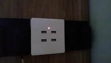 Soporte de carga para teléfono móvil, estante de colocación de teléfono móvil, toma cuadrada modelo 86, enchufe de pared, soporte fijo