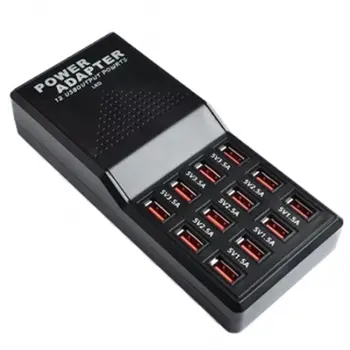 

12 ports USB 5V 30A Station Fast Charger for Smartphones and Tablets