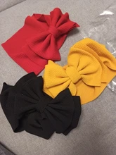 Diadema de lazo grande para bebé, bandana de lazo grande para la cabeza, lazo grande