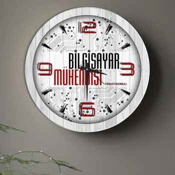 

Personalized Professional Computer Engineer Wood Wall Clock-1