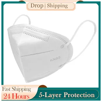 

KN95 Layer High-Density Face Mask Activated Carbon PM2.5 mascarilas Wind Mist Pollution Protection Filter Face Mask masques