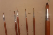 13 Uds artista pintura pinceles Set cabello de Nylon de madera largo mango de pincel de pintura de aceite acrílico acuarela materiales de arte profesional