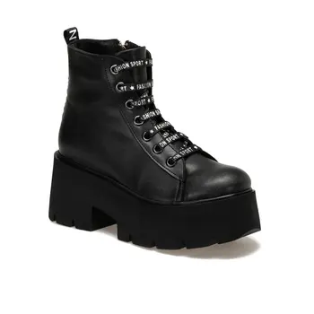 

FLO THALİA Black Women Thick Soled Boots BUTIGO