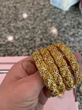 Bangls Bride Bracelet Wedding-Jewelry Flower East-Items Ethiopian-Africa Gold-Color Middle