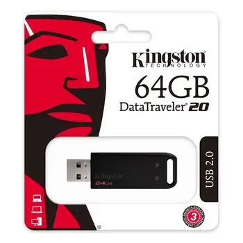 

Pendrive Kingston 64 hard gb USB 2. 0 DataTraveler 20-Original usb Memory Flash Drive