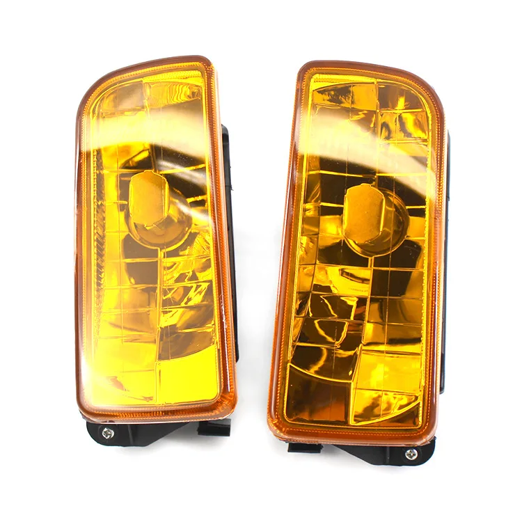 JanDeNing 1 Pair Yellow Lens Front Bumper Lower