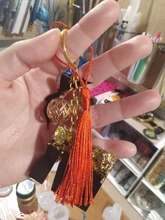 30 unidades/lote de cuerda colgante de 70mm con flecos y borlas de seda, colgante para pendientes, collares, fabricación de joyas, suministros de accesorios