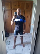 Nuevo 2021 rojo STRAVA profesional bicicleta equipo Maillot de manga corta Ciclismo Jersey Ciclismo hombres de verano transpirable Conjuntos de ropa de Ciclismo