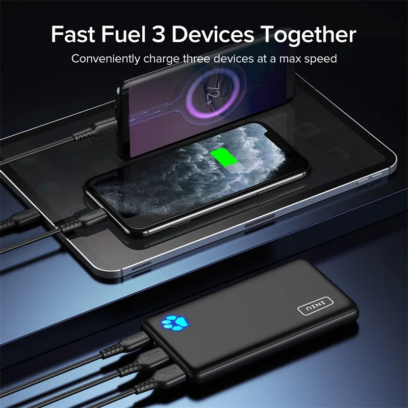 INIU PD 10000mAh Портативное зарядное USB устройство с портативное Power Bank Быстрая зарядка