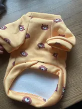Cute Print Small Dog Hoodie Coat Winter Warm Pet Clothes for Chihuahua Shih Tzu Sweatshirt