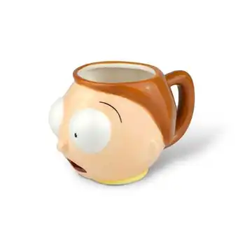 

Rick and Morty Cup 3D Morty with drawing on background