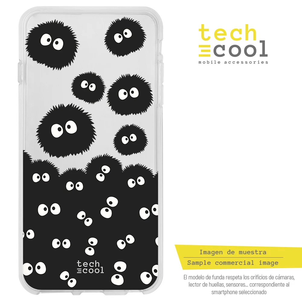 FunnyTech®Чехол-подставка для Xiaomi Silicone Mi5S Totoro Susuwatari Прозрачный фон