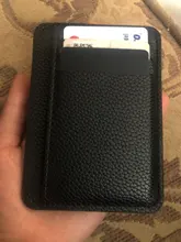 Rfid Cartera de hombre clásica Mini tarjetas de cuero de PU funda, soporte mujeres Banco tarjeta de identificación de crédito fundas de pasaporte Bolso pequeño bolso