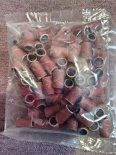 50 uds/100 Uds pulido de uñas bandas para taladro clavo Bits pedicura manicura Gel eliminador de esmalte de uñas Sanders ACCESORIOS Herramienta NFND261